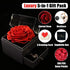 Handmade Fresh Flower Rose with Heart Necklace -  Gift for Valentine's Day